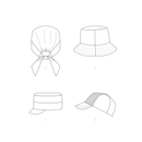 Simplicity Sewing Pattern S9509 ADULT AND CHILDREN HATS-7