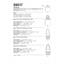 Simplicity Sewing Pattern S9517 SHOPPING BAGS-7
