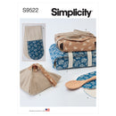 Simplicity Sewing Pattern S9522 CASSEROLE CARRIERS, PIE HOLDER AND DOUBLE OVEN MITT-1