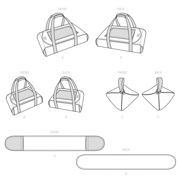 Simplicity Sewing Pattern S9522 CASSEROLE CARRIERS, PIE HOLDER AND DOUBLE OVEN MITT