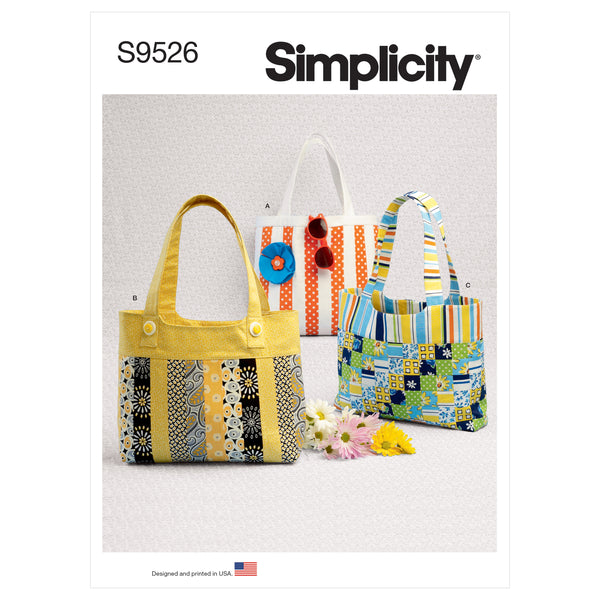 Simplicity Sewing Pattern S9526 HANDBAGS