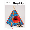 Simplicity Sewing Pattern S9529 PET TENT