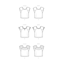 Simplicity Sewing Pattern S9538 MISSES' BLOUSES-6