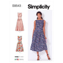 Simplicity Sewing Pattern S9543 MISSES' DRESSES-1