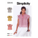Simplicity Sewing Pattern S9546 MISSES' TOPS-1