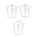 Simplicity Sewing Pattern S9554 UNISEX SHIRT IN TWO LENGTHS-6