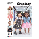 Simplicity Sewing Pattern S9566 18" DOLL CLOTHES-1