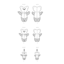 Simplicity Sewing Pattern S9569 LEARN TO SEW PLUSH MEMORY BEARS-6