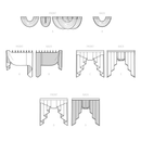 Simplicity Sewing Pattern S9571 VALANCES AND SWAGS-6