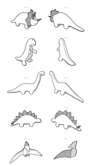 Simplicity Sewing Pattern S9585 PLUSH DINOSAURS BY ANDREA SCHEWE-7