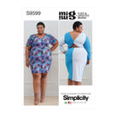Simplicity Sewing Pattern S9599 WOMEN'S KNIT DRESSES BY MIMI G-1