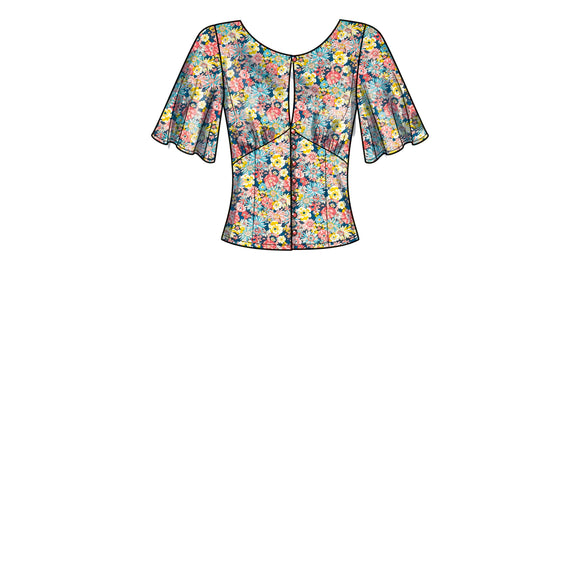 Simplicity Sewing Pattern S9606 MISSES' BLOUSE