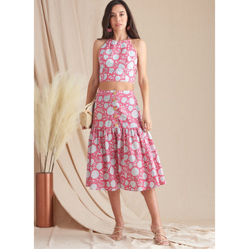 Simplicity Sewing Pattern S9613 MISSES' TOP AND SKIRTS - 0