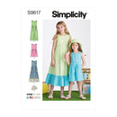 Simplicity Sewing Pattern S9617 CHILDREN'S AND GIRLS' JUMPSUIT, ROMPER AND DRESS-1