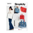 Simplicity Sewing Pattern S9618 TOTE BAG IN THREE SIZES-1