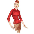 Simplicity Sewing Pattern S9634 MISSES' VINTAGE BLOUSES AND CUMMERBUND-3