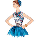 Simplicity Sewing Pattern S9634 MISSES' VINTAGE BLOUSES AND CUMMERBUND-2