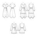 Simplicity Sewing Pattern S9639 MISSES' MIDI WRAP DRESS-7