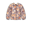 Simplicity Sewing Pattern S9646 MISSES' BUTTON DOWN TOP-5