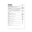 Simplicity Sewing Pattern S9660 15" BABY DOLL CLOTHES-5