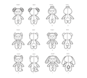 Simplicity Sewing Pattern S9665 PLUSH DOLLS