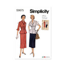 Simplicity Sewing Pattern S9675 MISSES' VINTAGE SKIRT AND JACKET-4