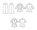 Simplicity Sewing Pattern S9675 MISSES' VINTAGE SKIRT AND JACKET-5