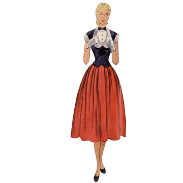 Simplicity Sewing Pattern S9676 MISSES' VINTAGE TWO-PIECE DRESSES - 0