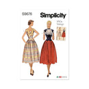 Simplicity Sewing Pattern S9676 MISSES' VINTAGE TWO-PIECE DRESSES-1
