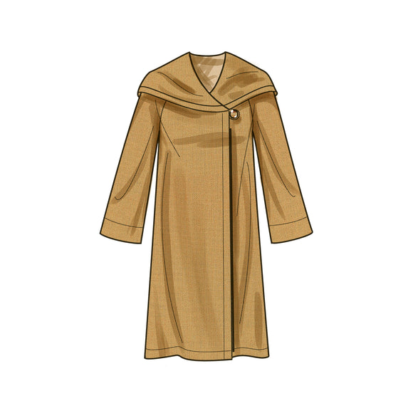 Simplicity Sewing Pattern S9684 MISSES' HOODED COATS AND JACKET WITH LENGTH VARIATIONS