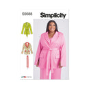 Simplicity Sewing Pattern S9688 MISSES' AND WOMEN'S JACKET WITH TIE BELT-1
