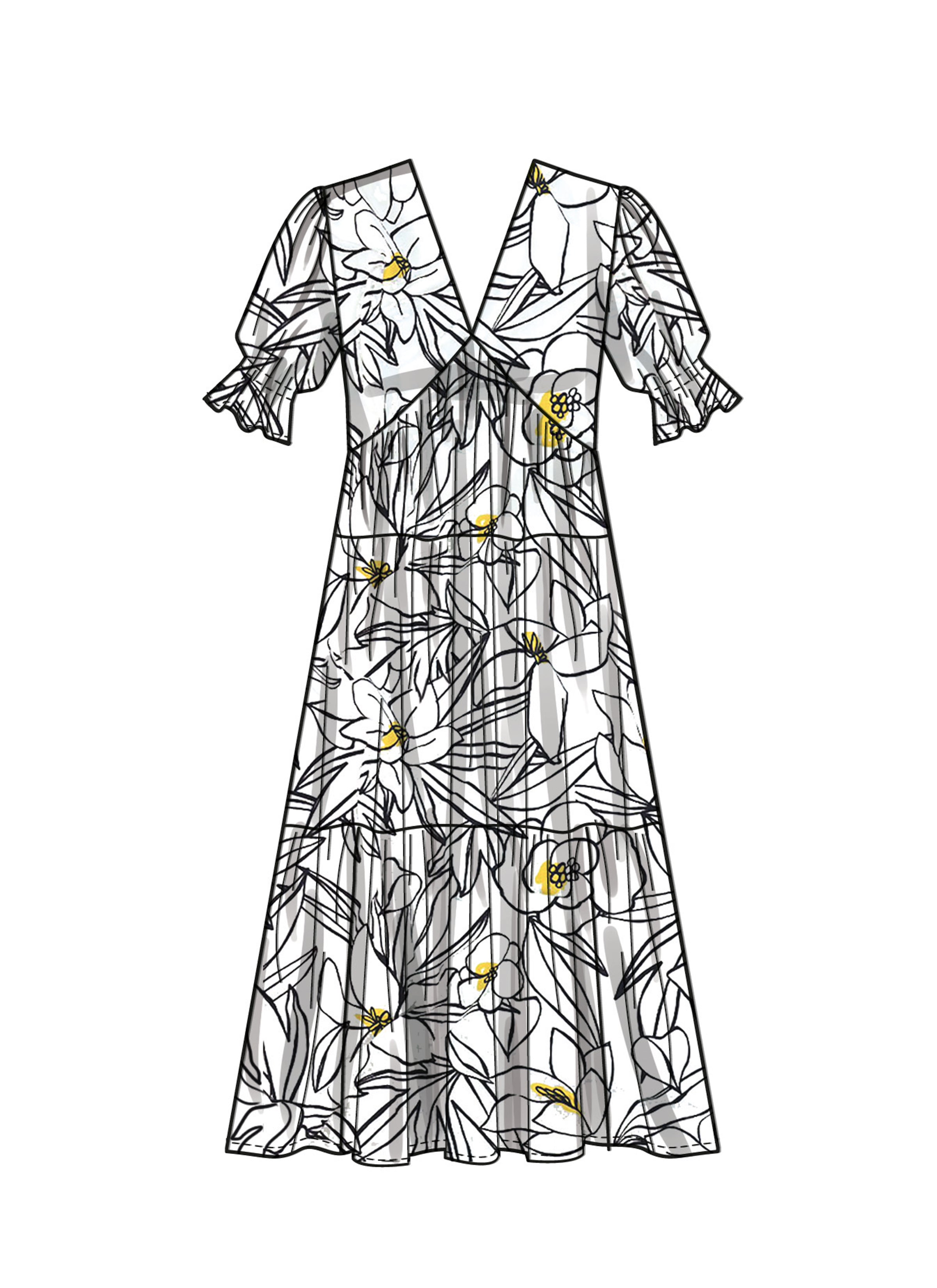 Simplicity Sewing Pattern S9702 MISSES' EMPIRE DRESS