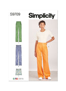 Simplicity Sewing Pattern S9709 MISSES' PANTS AND SHORTS-1