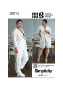 Simplicity Sewing Pattern S9714 MISSES' JACKET, PANTS AND SHORTS BY MIMI G STYLE-1