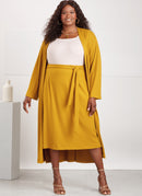 Simplicity Sewing Pattern S9717 WOMEN'S KNIT TOP, CARDIGAN AND SKIRT-4