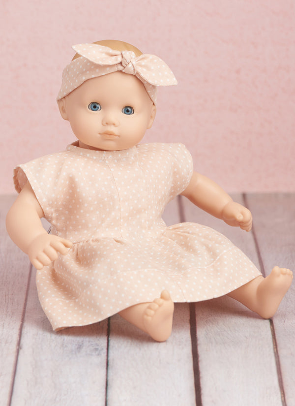 Simplicity Sewing Pattern S9727 15" BABY DOLL CLOTHES, HAT AND HEADBAND