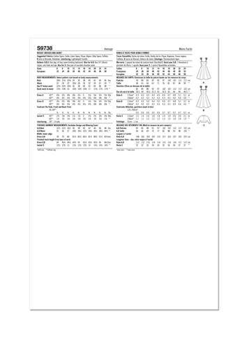 Simplicity Sewing Pattern S9738 MISSES' DRESSES AND JACKET - 0