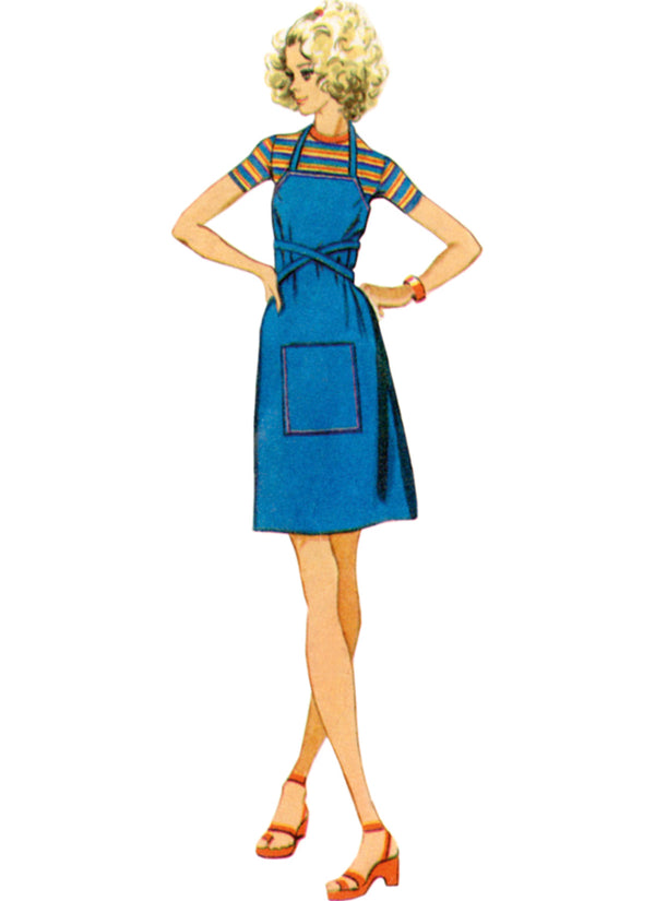 Simplicity Sewing Pattern S9739 MISSES' BACK-WRAP DRESS AND JUMPER IN TWO LENGTHS