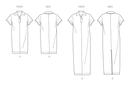 Simplicity Sewing Pattern S9741 WOMEN'S KNIT DRESS IN TWO LENGTHS BY MIMI G STYLE-6