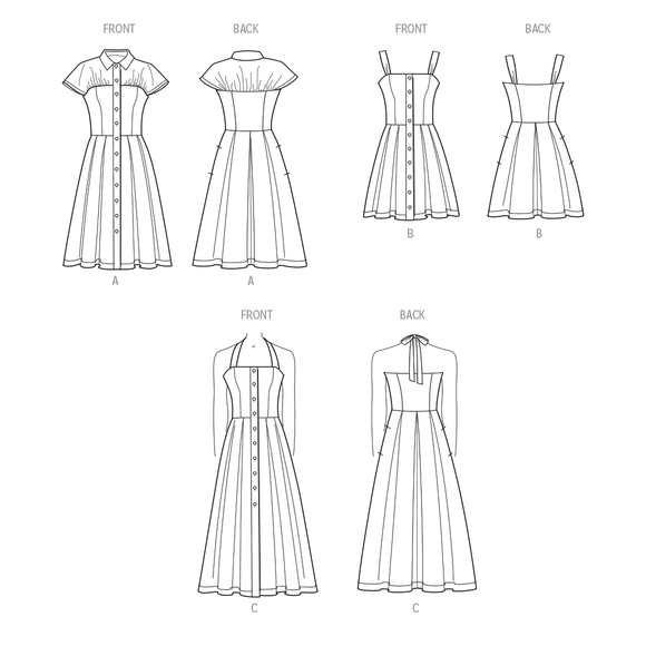 Simplicity Sewing Pattern S9743 WOMEN'S DRESSES