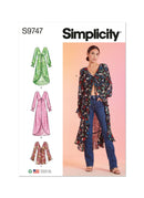 Simplicity Sewing Pattern S9747 MISSES' DUSTERS-1