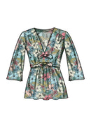 Simplicity Sewing Pattern S9748 MISSES' TOP WITH SLEEVE VARIATIONS-2