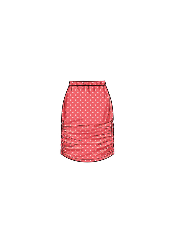 Simplicity Sewing Pattern S9757 MISSES' KNIT TOP AND SKIRT IN TWO LENGTHS