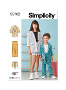 Simplicity Sewing Pattern S9762 CHILDREN'S AND GIRLS' JACKET, PANTS AND SHORTS FOR AMERICAN SEWING GUILD-1