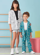 Simplicity Sewing Pattern S9762 CHILDREN'S AND GIRLS' JACKET, PANTS AND SHORTS FOR AMERICAN SEWING GUILD-2