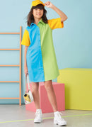 Simplicity Sewing Pattern S9763 GIRLS' SHIRTDRESSES, SHIRTS AND HAT-5
