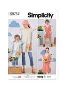 Simplicity Sewing Pattern S9767 CHILDREN'S AND MISSES' WRAP AROUND APRON AND SCARF HAT BY RUBY JEAN'S CLOSET-1