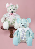 Simplicity Sewing Pattern S9771 PLUSH BEAR WITH CLOTHES AND HATS BY LAURA ASHLEY