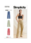 Simplicity Sewing Pattern S9785 MISSES' PANTS-1