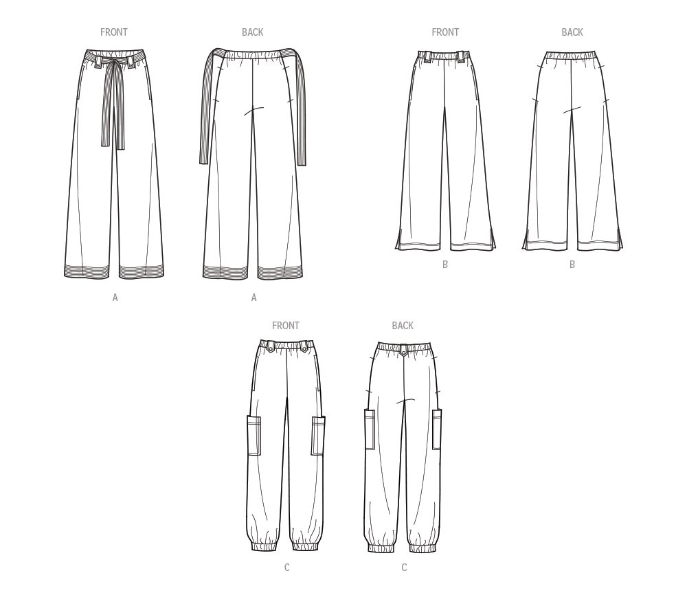 Simplicity Sewing Pattern S9785 MISSES' PANTS